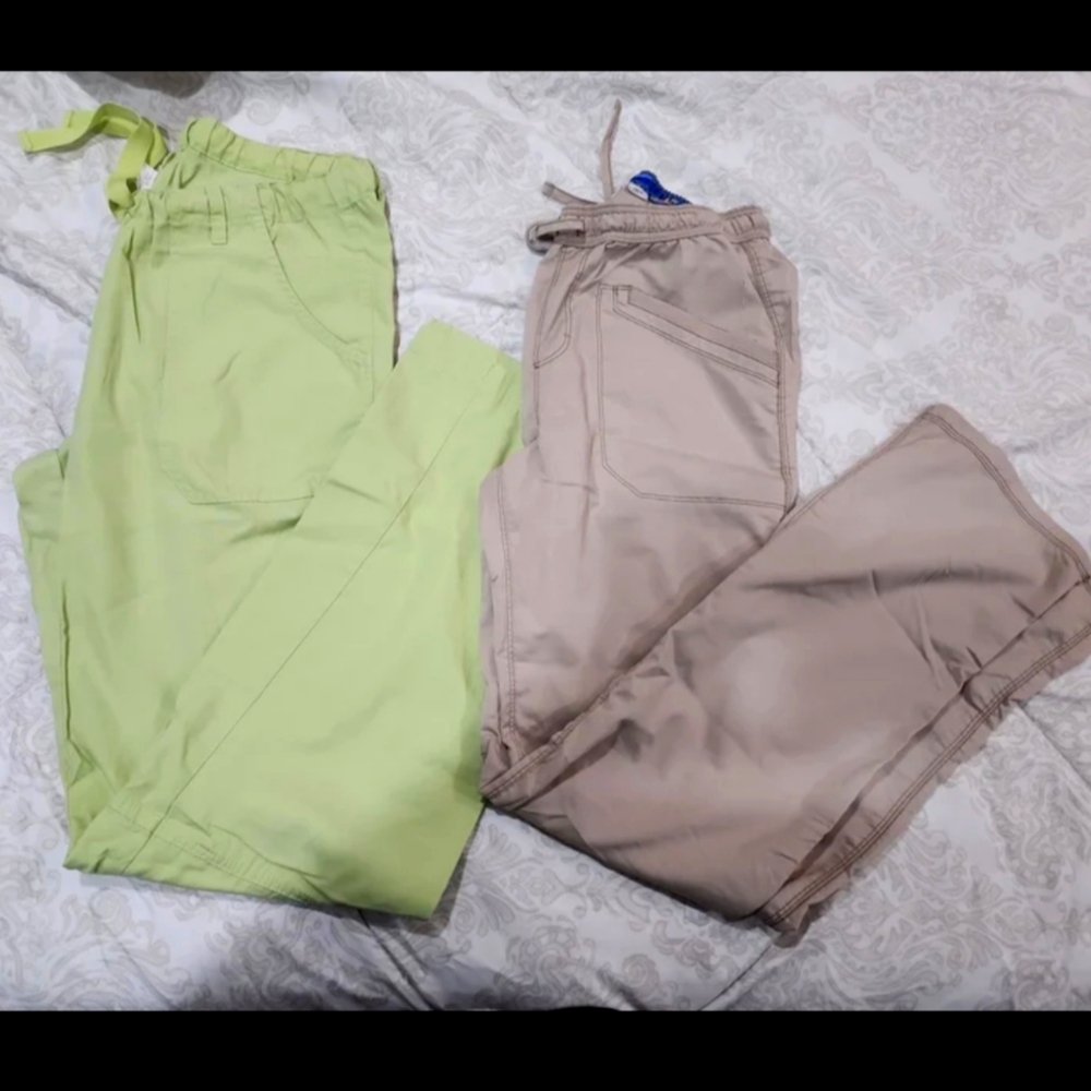 Two Tall Solid Color Scrub Pants